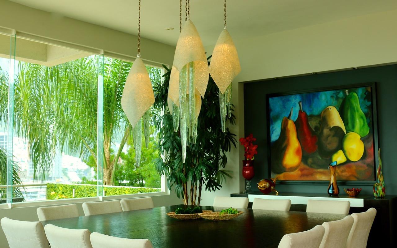 Comedor con vista al exterior